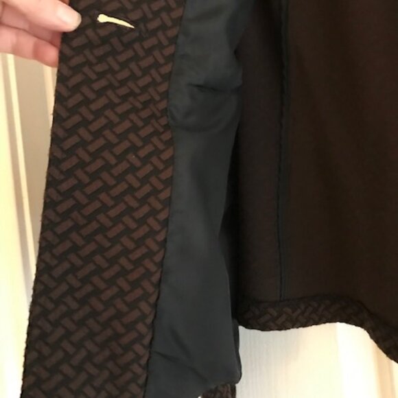 Charter Club Black/Brown Ladies Jacket Size P/S - Picture 3 of 7